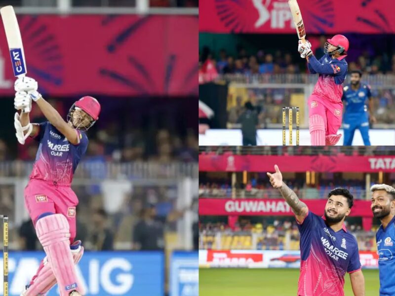 जायसवाल का स्पेशल 100, सूर्यवंशी ने भी तोड़ा पंत का रिकॉर्ड; RR vs MI मुकाबले में हुई Records की बारिश