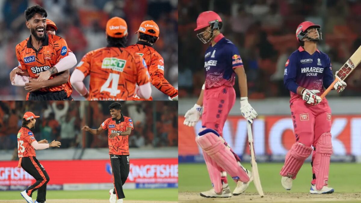 SRH vs RR: SRH vs RR: हैदराबाद के सामने राजस्थान ढेर, लगातार 4 जीत के बाद मिली पहली हार; हिंगे-साकिब ने 8 विकेट लेकर तोड़ी कमर