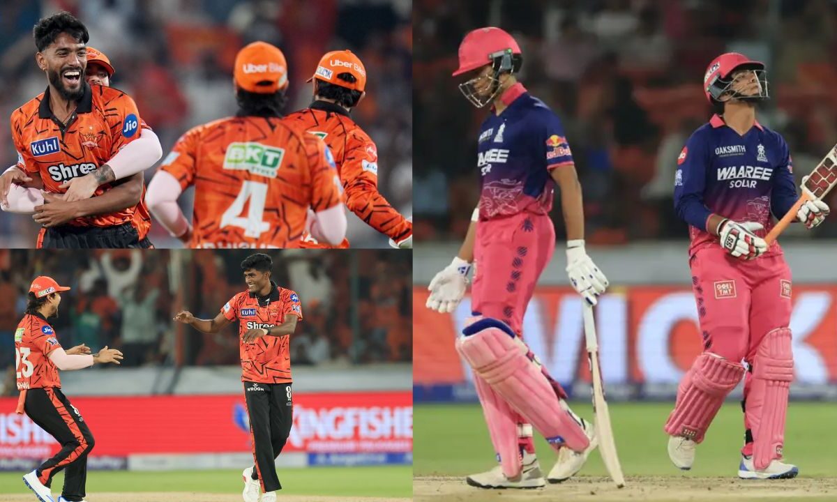 SRH vs RR: SRH vs RR: हैदराबाद के सामने राजस्थान ढेर, लगातार 4 जीत के बाद मिली पहली हार; हिंगे-साकिब ने 8 विकेट लेकर तोड़ी कमर