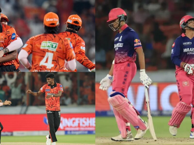 SRH vs RR: हैदराबाद के सामने राजस्थान ढेर, लगातार 4 जीत के बाद मिली पहली हार; हिंगे-साकिब ने 8 विकेट लेकर तोड़ी कमर