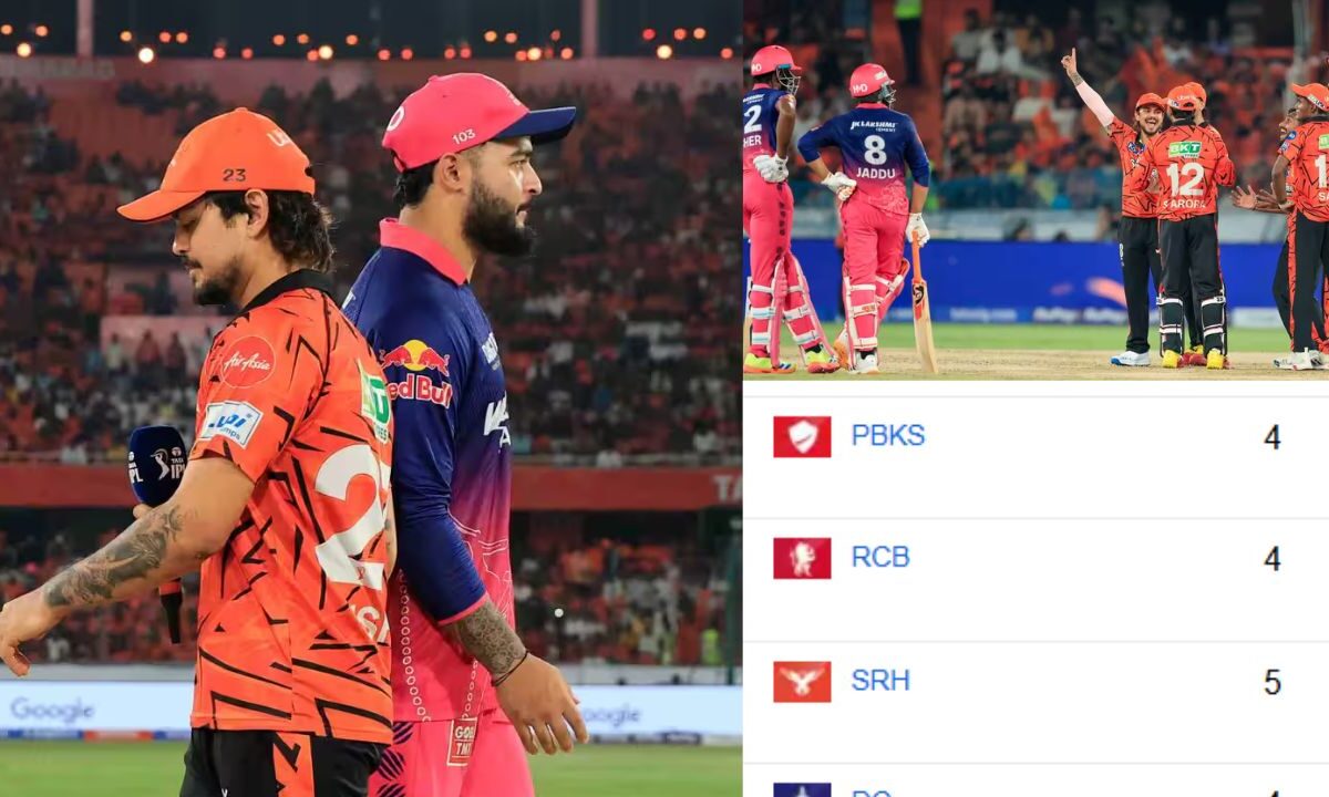 IPL 2026 Points Table में SRH vs RR मैच के बाद हुई उथल-पुथल, हार से राजस्थान को भारी नुकसान, हैदराबाद की बड़ी छलांग