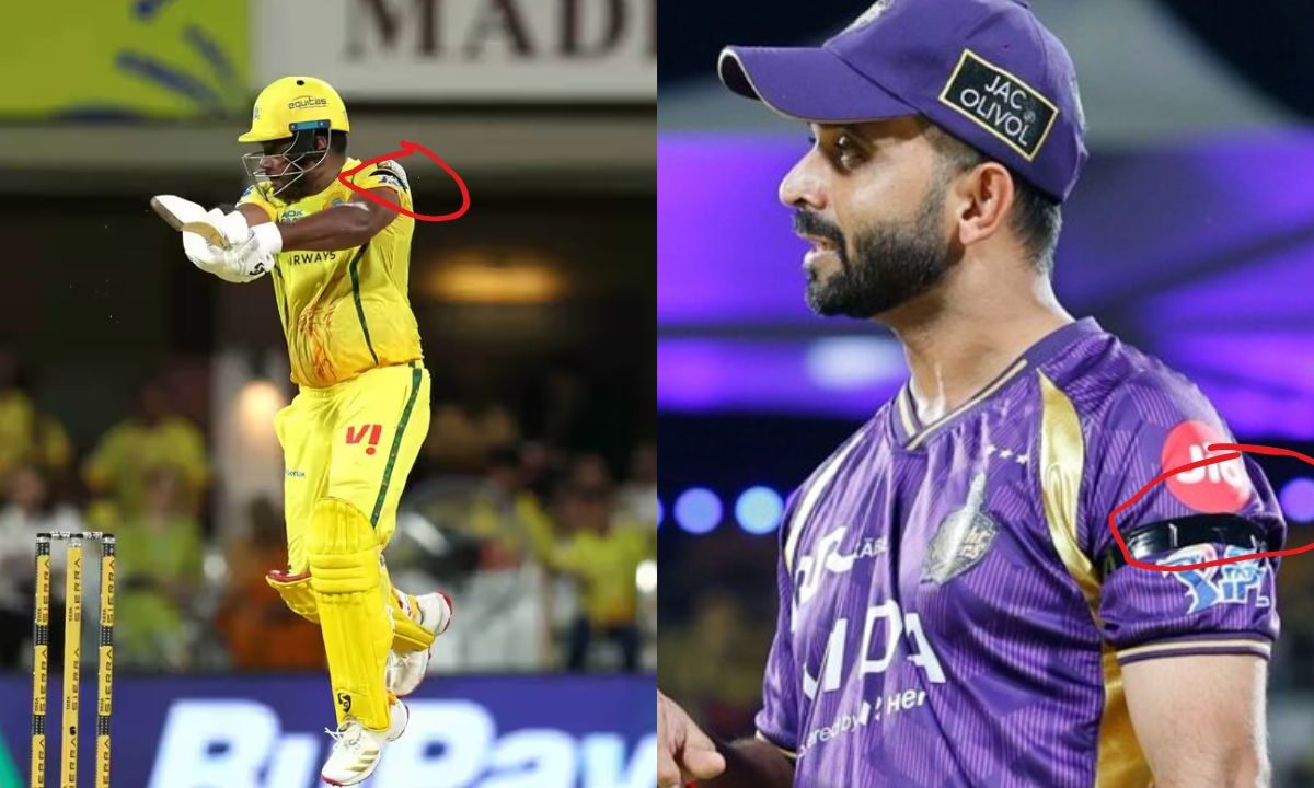 CSK vs KKR मैच में बांह पर काली पट्टी बांधकर क्यों उतरे हैं खिलाड़ी? जानें बड़ी वजह