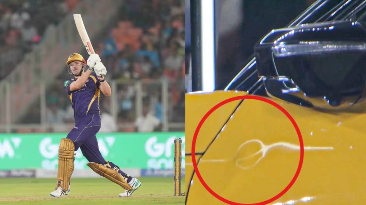 Cameron Green ने GT vs KKR मैच में लगाया जबरदस्त छक्का, डिस्प्ले कार का हुआ बुरा हाल; देखें वायरल वीडियो