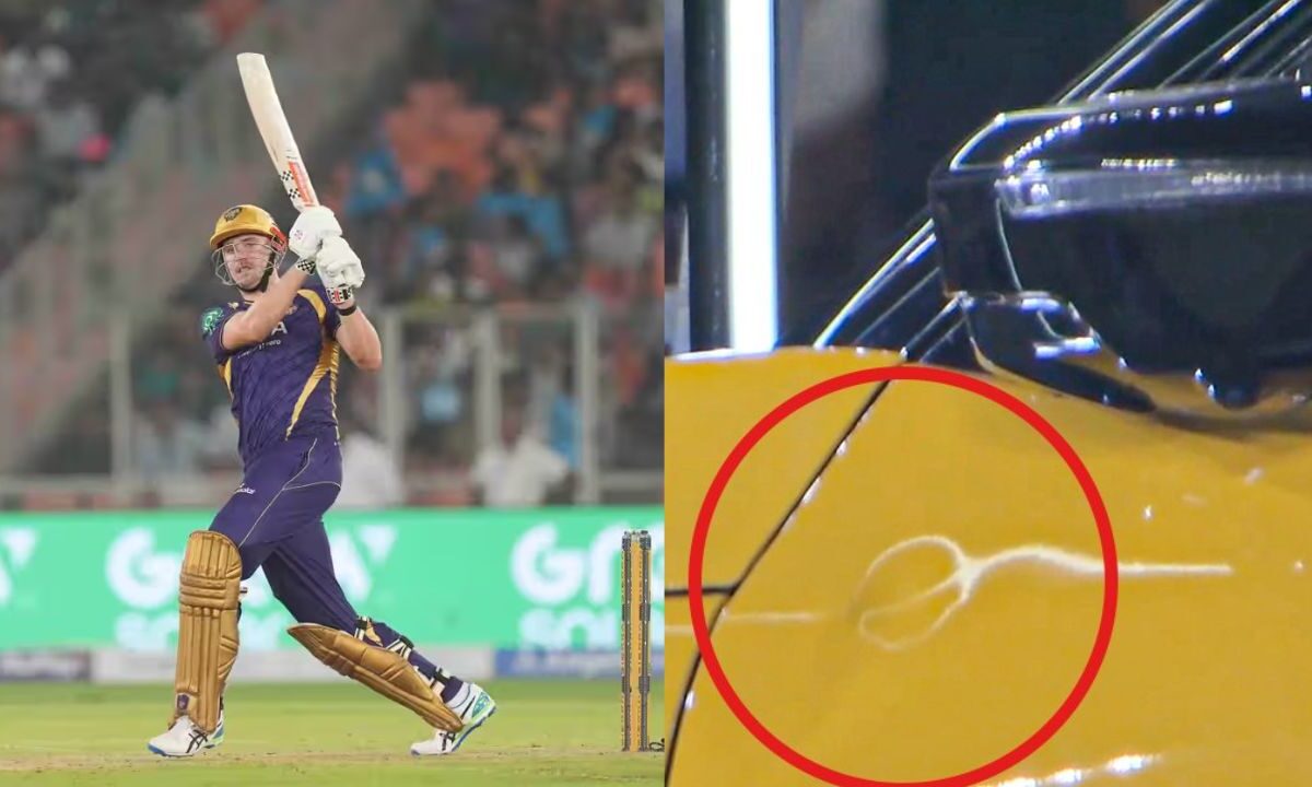 Cameron Green ने GT vs KKR मैच में लगाया जबरदस्त छक्का, डिस्प्ले कार का हुआ बुरा हाल; देखें वायरल वीडियो