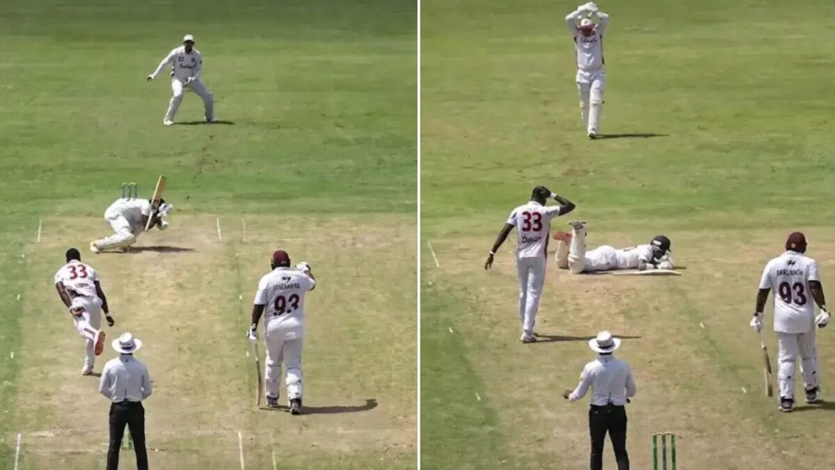 VIDEO: खतरनाक बाउंसर के बाद बिखरा Batsman, गुस्से में हेलमेट पर निकाली भड़ास, खेलने से किया इंकार