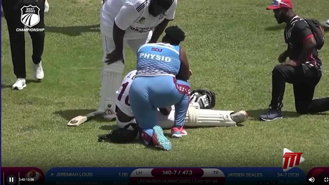 VIDEO: खतरनाक बाउंसर के बाद बिखरा Batsman, गुस्से में हेलमेट पर निकाली भड़ास, खेलने से किया इंकार 