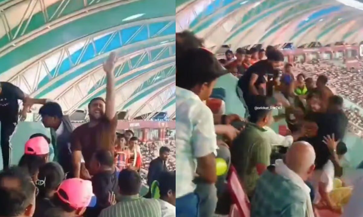 स्टेडियम में हो गई भयंकर लड़ाई, IPL 2026 में लाइव मैच के दौरान चले लात और घूंसे