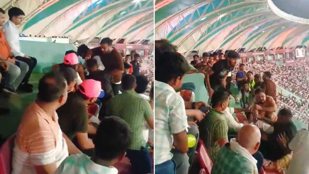 स्टेडियम में हो गई भयंकर लड़ाई, IPL 2026 में लाइव मैच के दौरान चले लात और घूंसे 