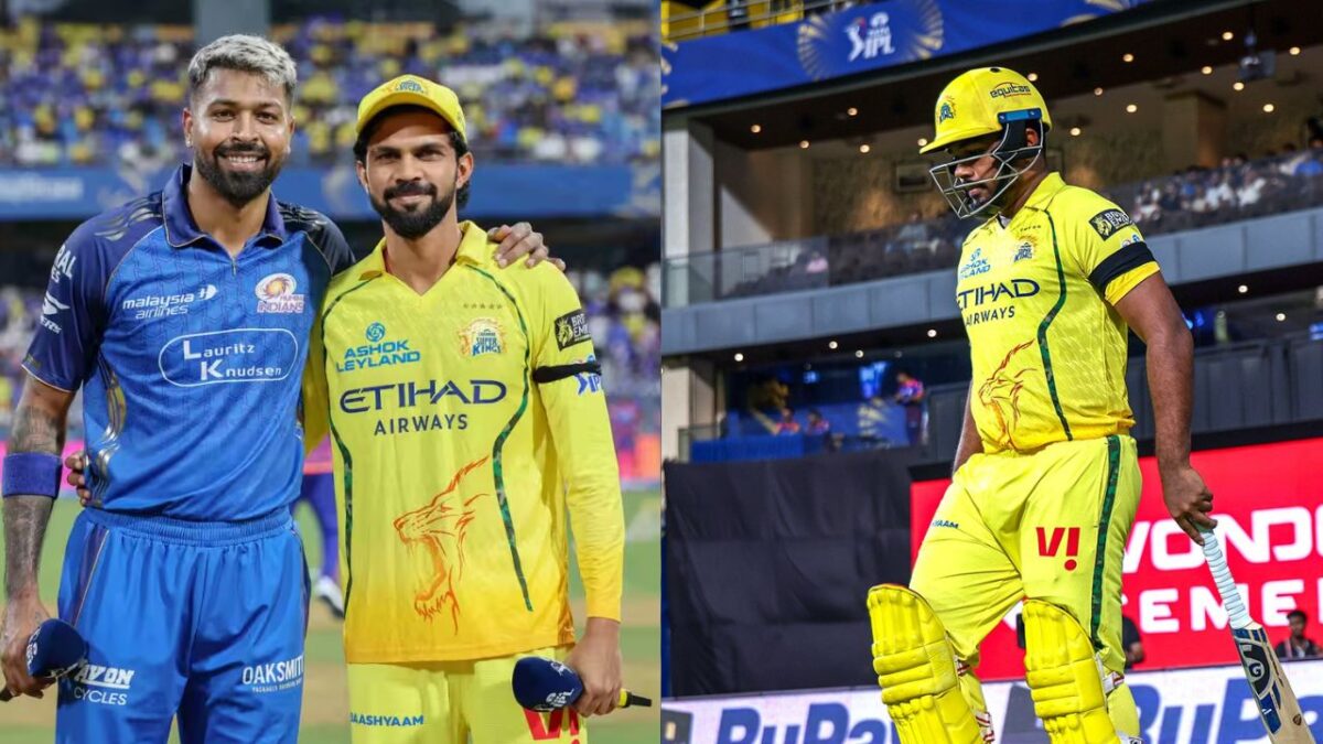 MI vs CSK मैच में चेन्नई सुपर किंग्स के खिलाड़ियों ने बांह पर क्यों पहनी है काली पट्टी? जानें बड़ी वजह