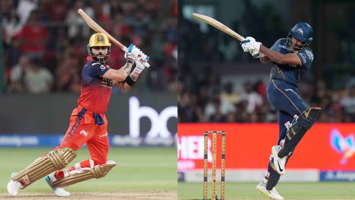 RCB vs GT मैच में रिकॉर्ड का सैलाब, विराट कोहली ने रचा इतिहास, साई सुदर्शन खास कारनामा करने वाले बने पहले भारतीय