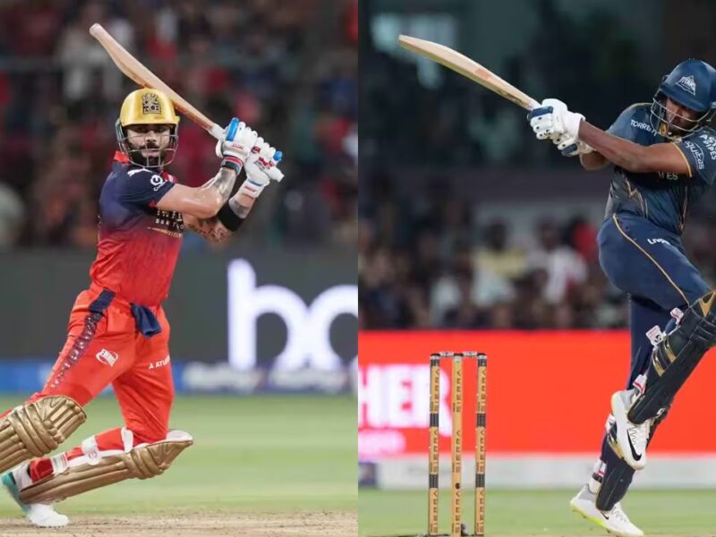 RCB vs GT मैच में रिकार्ड्स का सैलाब, विराट कोहली ने रचा इतिहास, साई सुदर्शन खास कारनामा करने वाले बने पहले भारतीय