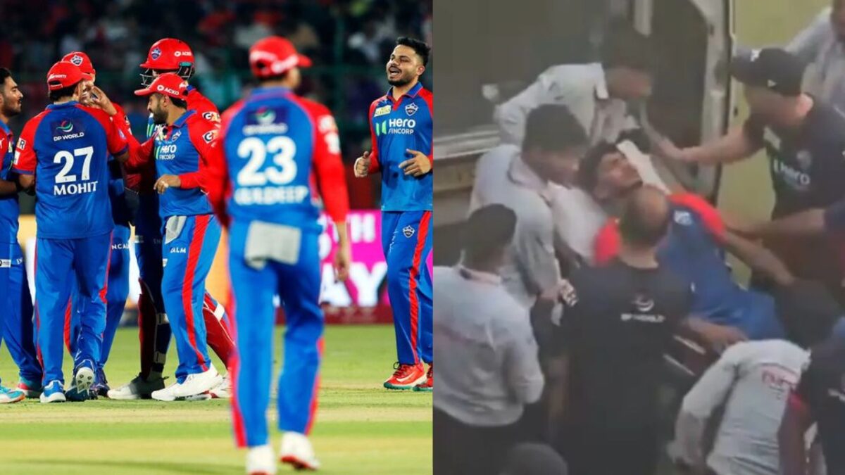 डराने वाला VIDEO वायरल, Delhi Capitals के खिलाड़ी के चेहरें पर लगी गेंद, अस्पताल में भर्ती