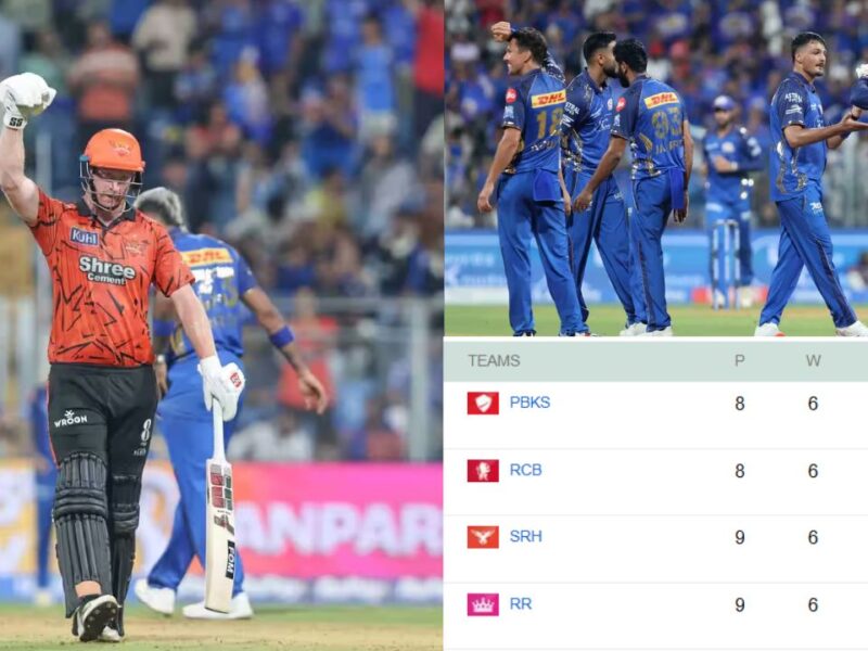 MI vs SRH मैच के बाद IPL 2026 Points Table: हैदराबाद को लगातार पांचवीं जीत से जबरदस्त फायदा, राजस्थान को हुआ नुकसान, प्लेऑफ की रेस से मुंबई बाहर