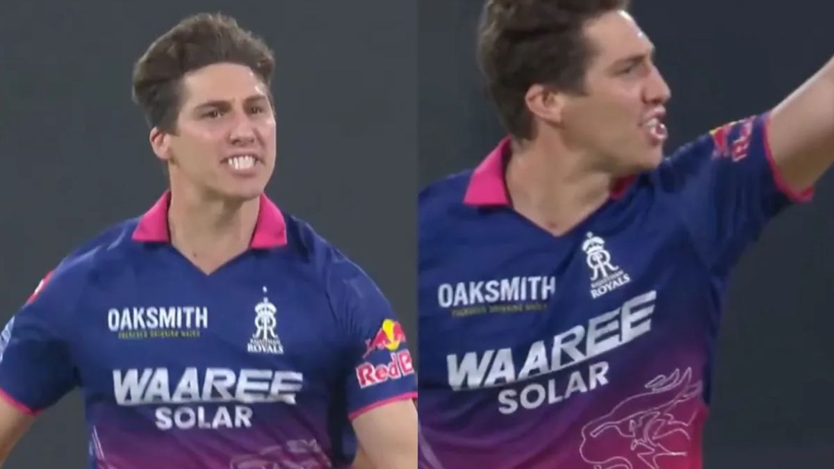 Nandre Burger gave a fiery send-off to opposing captain Rishabh Pant.