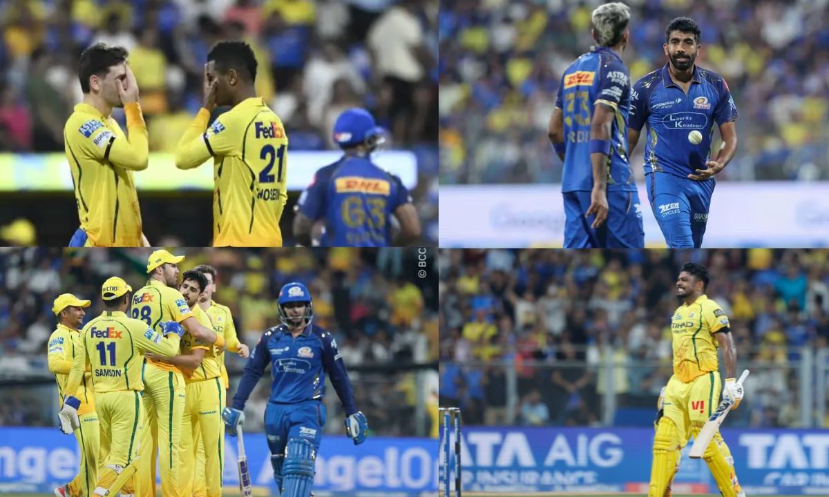 MI vs CSK: अकील-नूर के कहर से मुंबई की सबसे बड़ी हार, चेन्नई ने 103 रनों से दर्ज की जीत; संजू सैमसन का धुआंधार शतक