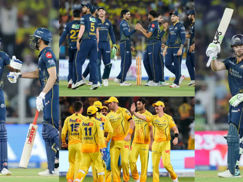 GT vs CSK : गुजरात की तिकड़ी का तूफान, गुजरात ने CSK को 89 रनों से हराकर प्लेऑफ की रेस से किया बाहर