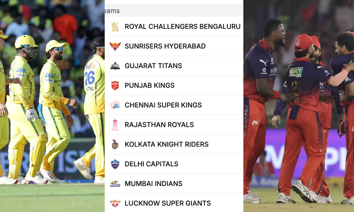 IPL 2026 Points Table