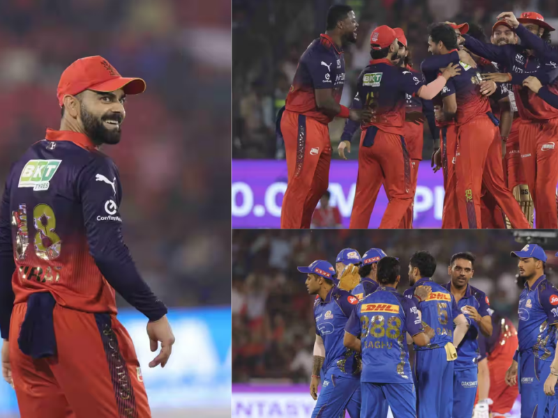 RCB vs MI : विराट कोहली का शर्मनाक रिकॉर्ड, रोमांचक जीत के साथ RCB ने मुक़ाबले में बनाए कई बड़े रिकॉर्ड