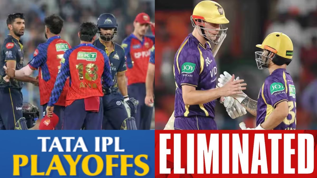 IPL 2026 Points Table: GT and KKR's victories have reshuffled the standings; now, only these 4 teams have secured a playoff berth, while 6 teams—including MI—are on their way out.