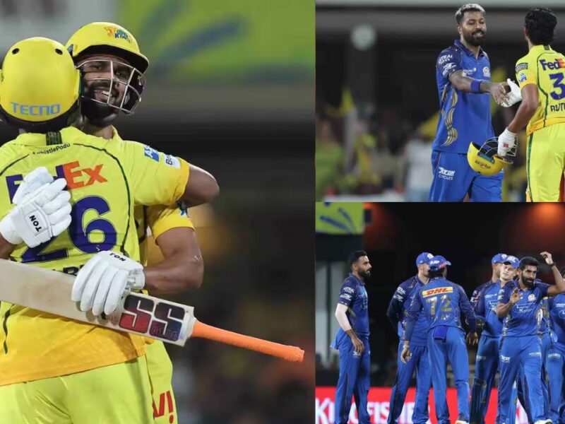 CSK vs MI: चेन्नई की जीत में चमके रुतुराज-कार्तिक, मुंबई की 8 विकेट से हार; प्लेऑफ की उम्मीदें खत्म