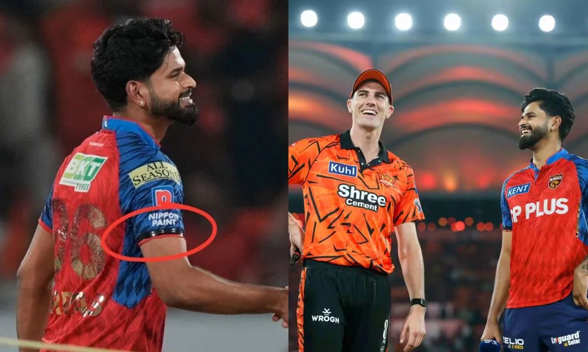 SRH vs PBKS मैच में Punjab Kings के खिलाड़ियों ने क्यों पहनी है बांह पर काली पट्टी, जानें दुखद वजह