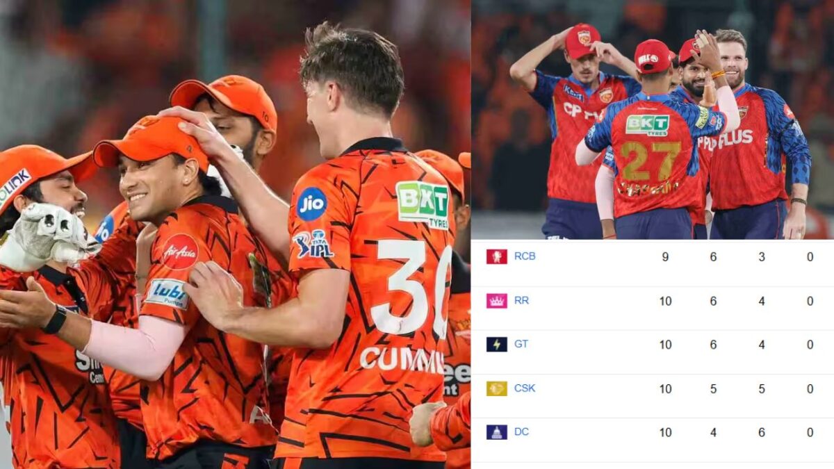 SRH vs PBKS मैच के बाद IPL 2026 Points Table: हैदराबाद की जीत से अंक तालिका में उथल-पुथल, पंजाब की बादशाहत हुई खत्म