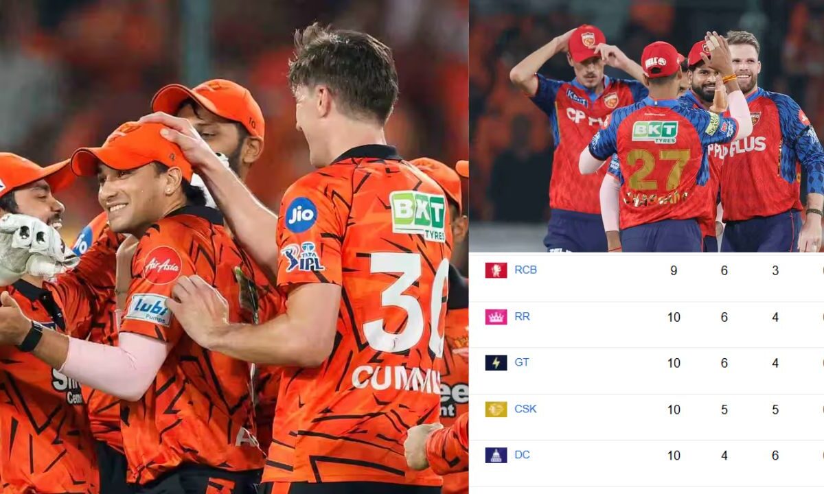 SRH vs PBKS मैच के बाद IPL 2026 Points Table: हैदराबाद की जीत से अंक तालिका में उथल-पुथल, पंजाब की बादशाहत हुई खत्म
