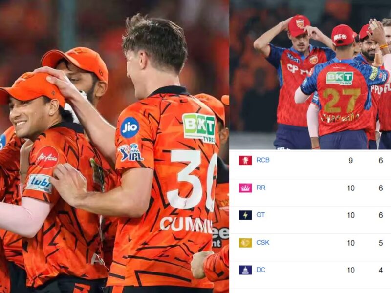 SRH vs PBKS मैच के बाद IPL 2026 Points Table: हैदराबाद की जीत से अंक तालिका में उथल-पुथल, पंजाब की बादशाहत हुई खत्म; RCB को भी लगा झटका