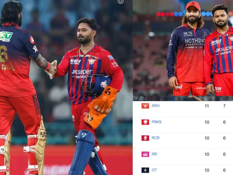 LSG vs RCB मैच के बाद IPL 2026 Points Table: बेंगलुरु को लखनऊ ने दिया झटका, अंक तालिका का बढ़ा रोमांच; जानें पूरा हाल