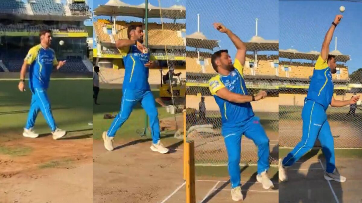 फिट हुए MS Dhoni! नेट्स में गेंदबाजी करते हुए VIDEO वायरल, अब इस डेट को सीधे मैदान पर उतरेंगे 'थाला'