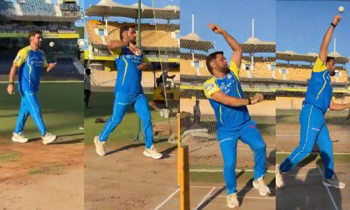 फिट हुए MS Dhoni! नेट्स में गेंदबाजी करते हुए VIDEO वायरल, अब इस डेट को सीधे मैदान पर उतरेंगे 'थाला'