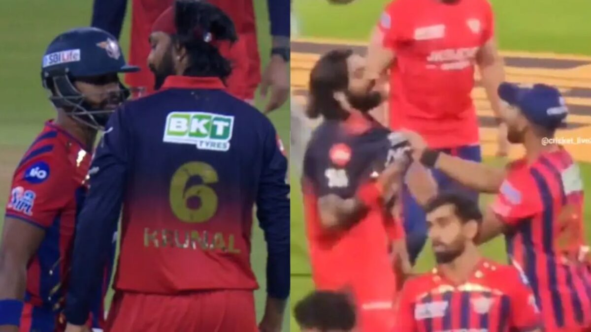 VIDEO: Nicholas Pooran और Krunal Pandya के बीच हुई हाथापाई, LSG प्लेयर ने थप्पड़-घूंसों की कर डाली बरसात