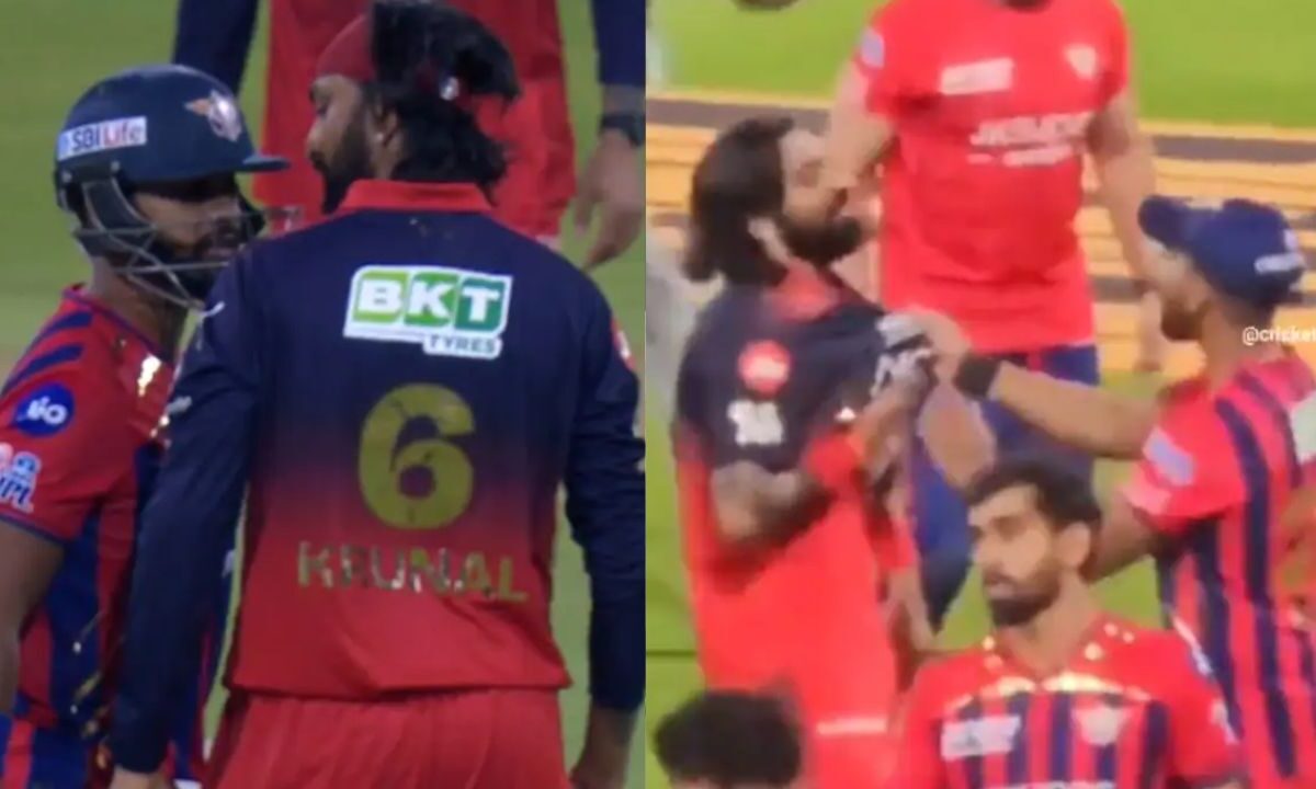 VIDEO: Nicholas Pooran और Krunal Pandya के बीच हुई हाथापाई, LSG प्लेयर ने थप्पड़-घूंसों की कर डाली बरसात