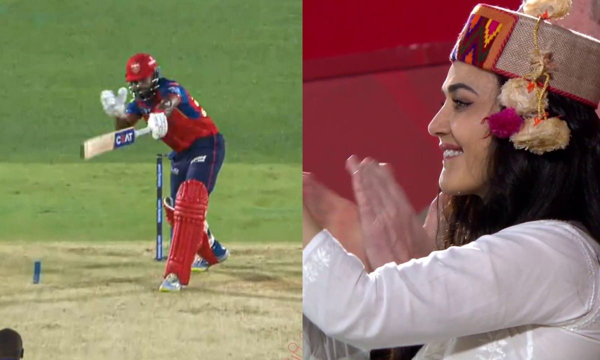 श्रेयस अय्यर ने PBKS vs DC मैच में एक हाथ से लगाया जबरदस्त छक्का, प्रीति जिंटा हुईं खुश; रिएक्शन का वीडियो वायरल