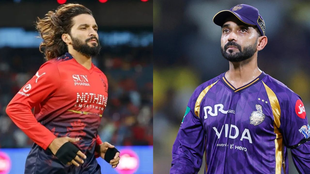 RCB vs KKR मुकाबले के लिए दोनों टीमों की प्लेइंग-XI आई सामने, इम्पैक्ट प्लेयर समेत ये 24 खिलाड़ी खेलेंगे मैच