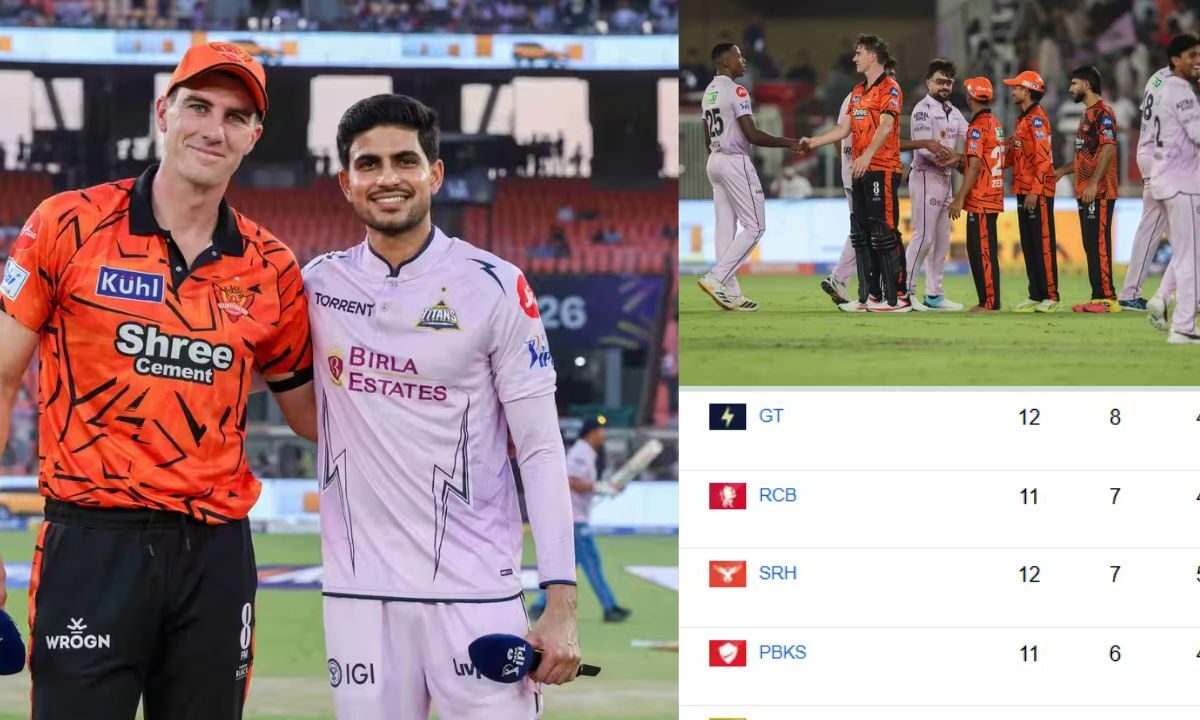 GT vs SRH मैच के बाद IPL 2026 Points Table: गुजरात ने खत्म की RCB की बादशाहत, हैदराबाद को हार से लगा बड़ा झटका; प्लेऑफ की रेस हुई रोचक