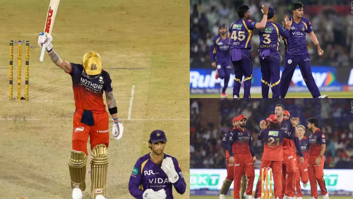 RCB vs KKR: रायपुर में कोहली की विराट पारी, नौवां शतक लगाकर बेंगलुरु को 6 विकेट से दिलाई जीत; प्लेऑफ के लिए कोलकाता की राह मुश्किल