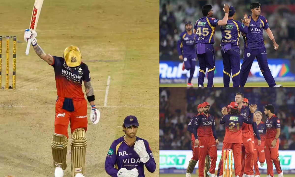 RCB vs KKR: रायपुर में कोहली की विराट पारी, नौवां शतक लगाकर बेंगलुरु को 6 विकेट से दिलाई जीत; प्लेऑफ के लिए कोलकाता की राह मुश्किल