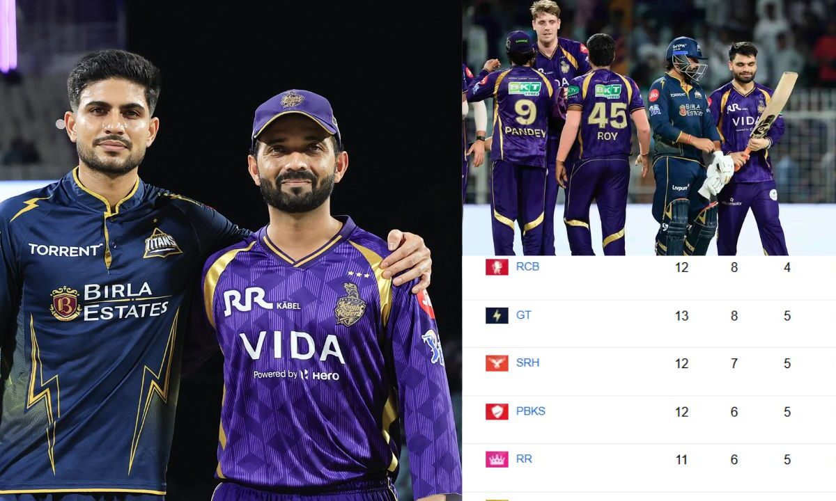KKR vs GT मैच के बाद IPL 2026 Points Table: गुजरात को लगा दोहरा झटका, कोलकाता को जबरदस्त फायदा; अन्य टीमों की बढ़ी टेंशन 2