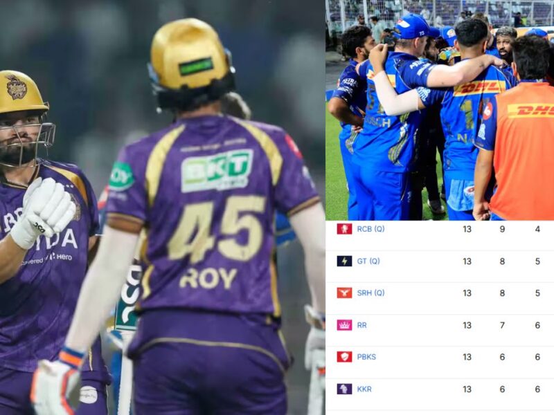 KKR vs MI मैच के बाद IPL 2026 Points Table, कोलकाता की जीत से मची उथल-पुथल, CSK और DC को लगा बड़ा झटका; मुंबई का खराब हाल जारी