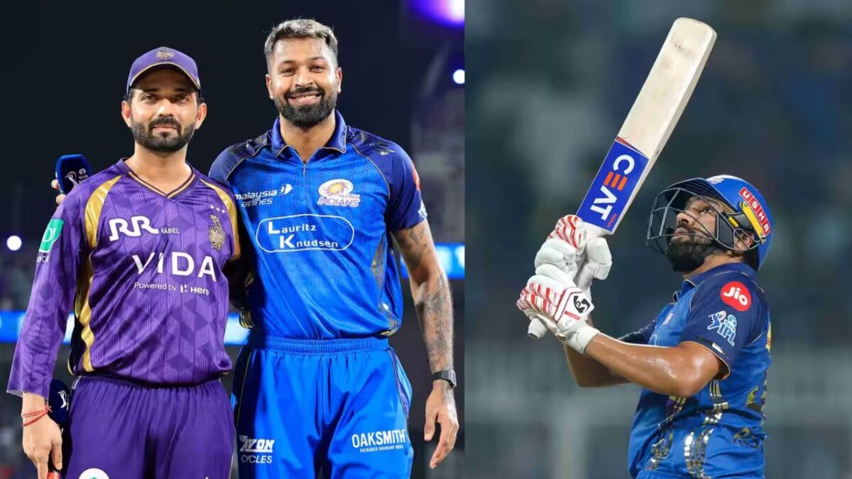 KKR vs MI मैच के 19 रिकॉर्ड, मुंबई ने दोहराया 13 साल पुराना कारनामा, रोहित ने की विराट के दो माइलस्टोन की बराबरी
