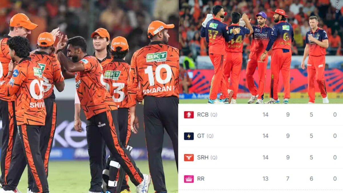 SRH vs RCB मैच के बाद IPL 2026 Points Table: हैदराबाद को जीत के बावजूद नुकसान, बेंगलुरु ने हारकर भी टॉप-2 में जगह की पक्की 1