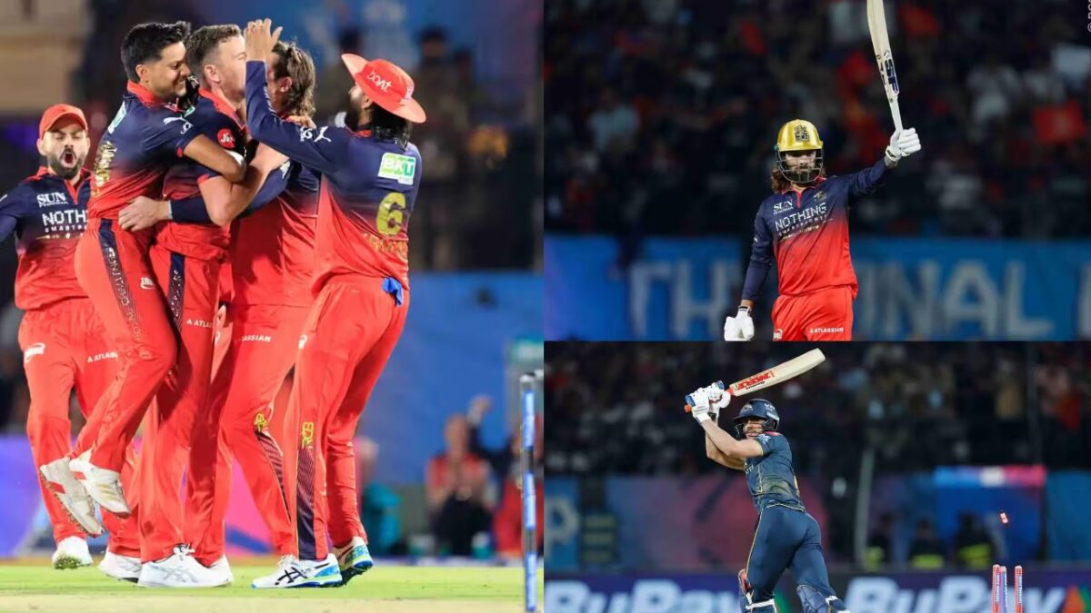 RCB vs GT Qualifier 1: धर्मशाला में गुजरात का हुआ बुरा हाल, बेंगलुरु ने 92 रनों से दर्ज की जीत, IPL 2026 के फाइनल में बनाई जगह