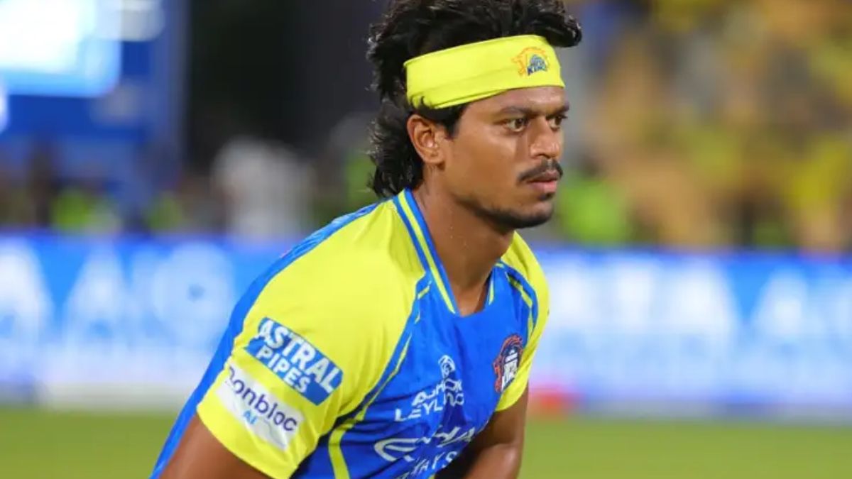 Ramakrishna Ghosh sustained a fracture to his right foot during the CSK v MI match at Chepauk.