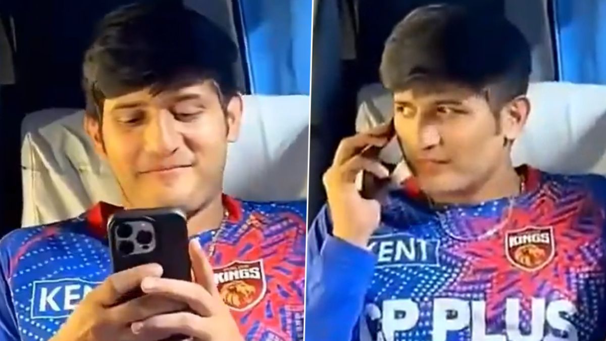 Arshdeep Singh poked fun at Priyansh Arya.