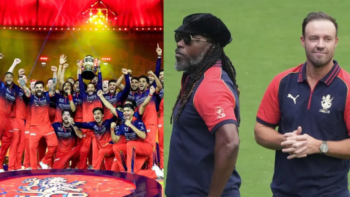 RCB की ट्रॉफी जीत पर Gayle-ABD का इमोशनल मैसेज, इंटरनेट पर हुआ वायरल